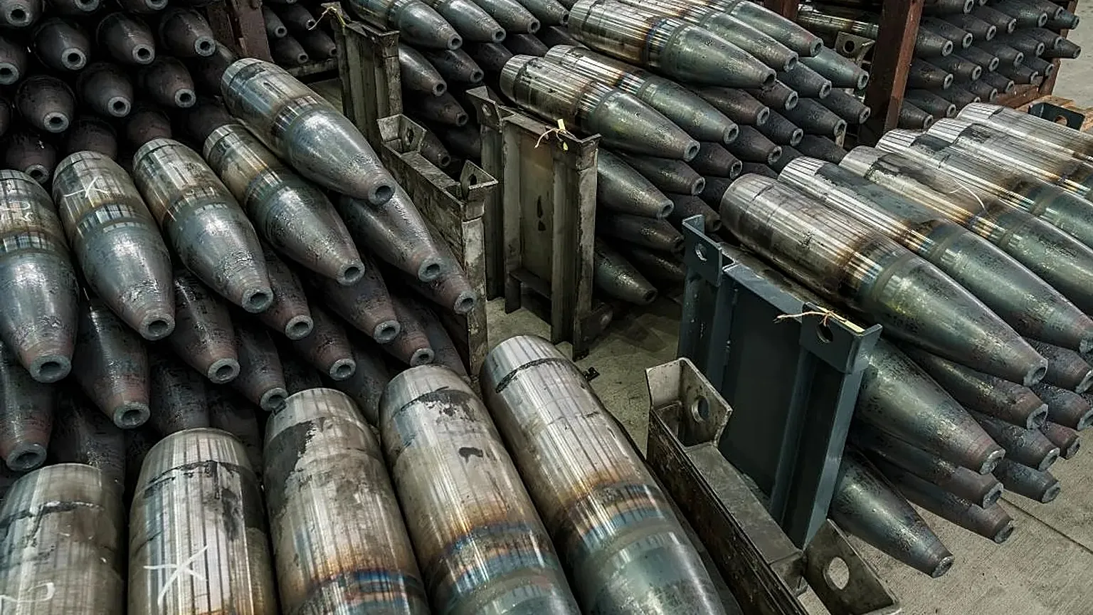 Ammunition produced at the largest state-owned military enterprise in Sopot, Bulgaria in October 2025.