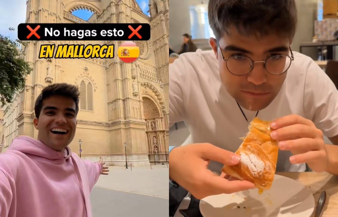 Foto: El error que no debes cometer cuando vayas a Mallorca, según un titktoker. (TikTok/@gemelosviajeros)