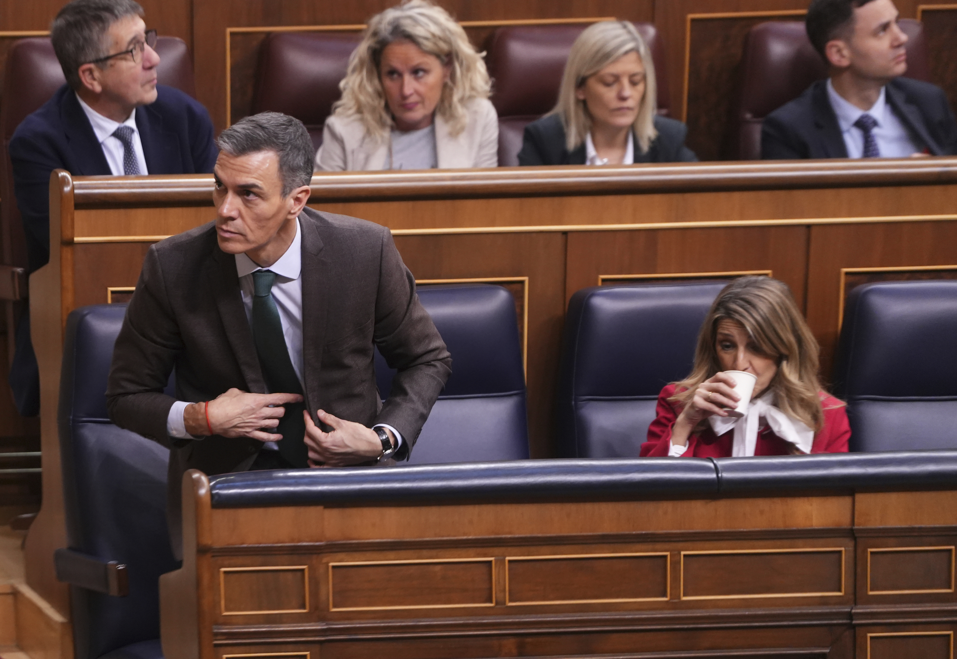 El presidente del Gobierno, Pedro Sánchez, este martes en el Congreso