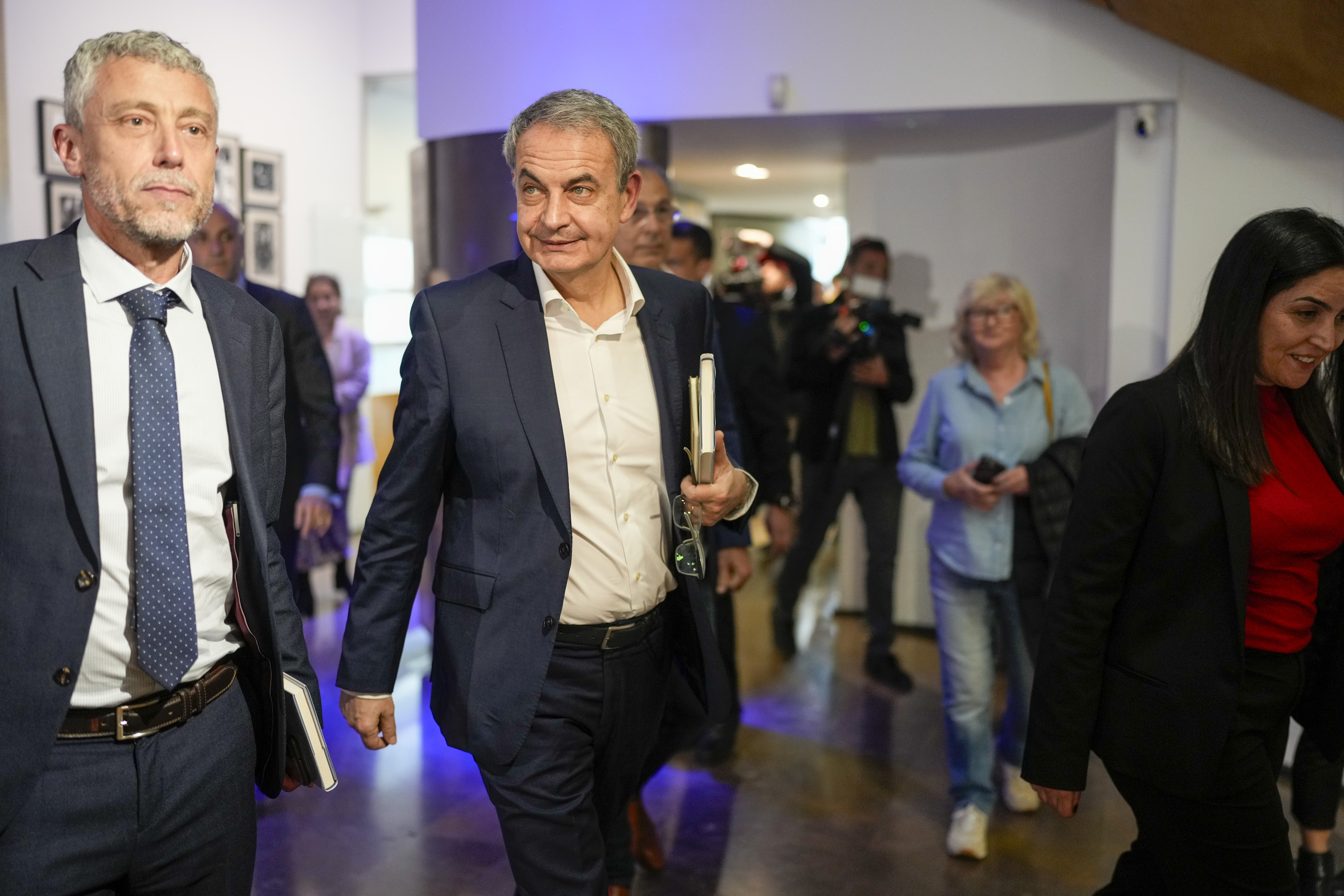 José Luis Rodríguez Zapatero en Madrid en abril de 2025.