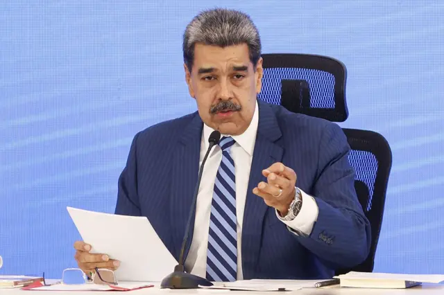 Maduro durante un evento en noviembre de 2025.
