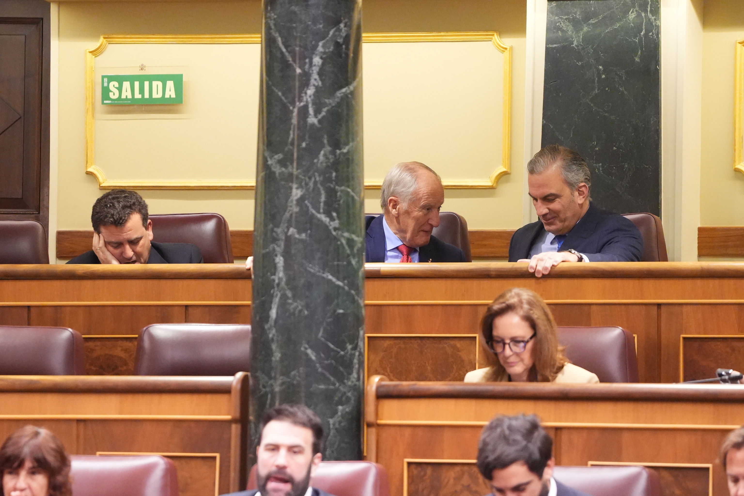 El dirigente de Vox Javier Ortega Smith, este martes en el Congreso