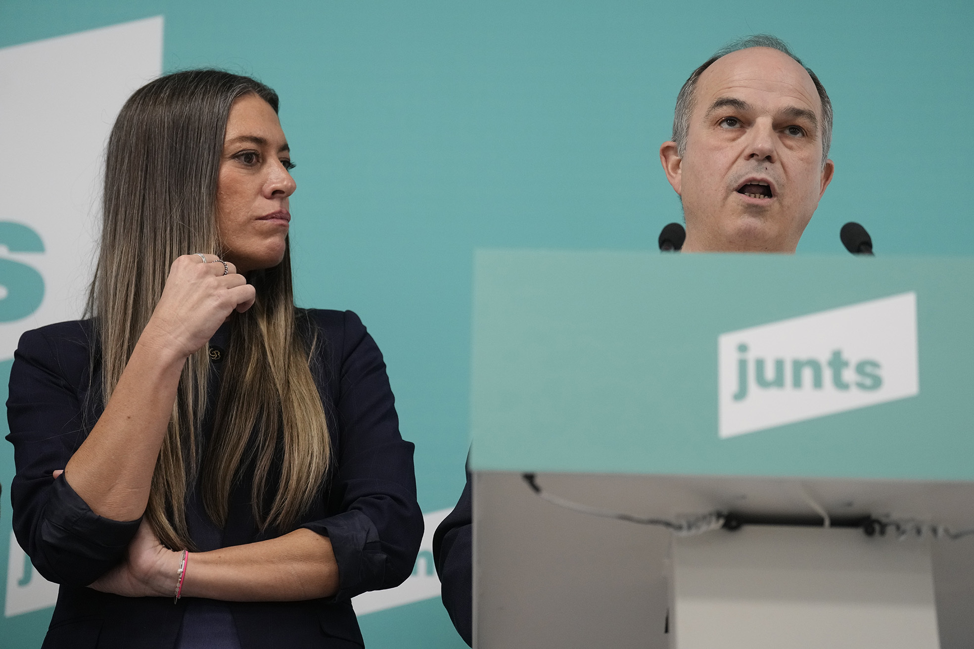 La portavoz parlamentaria de Junts, Miriam Nogueras.