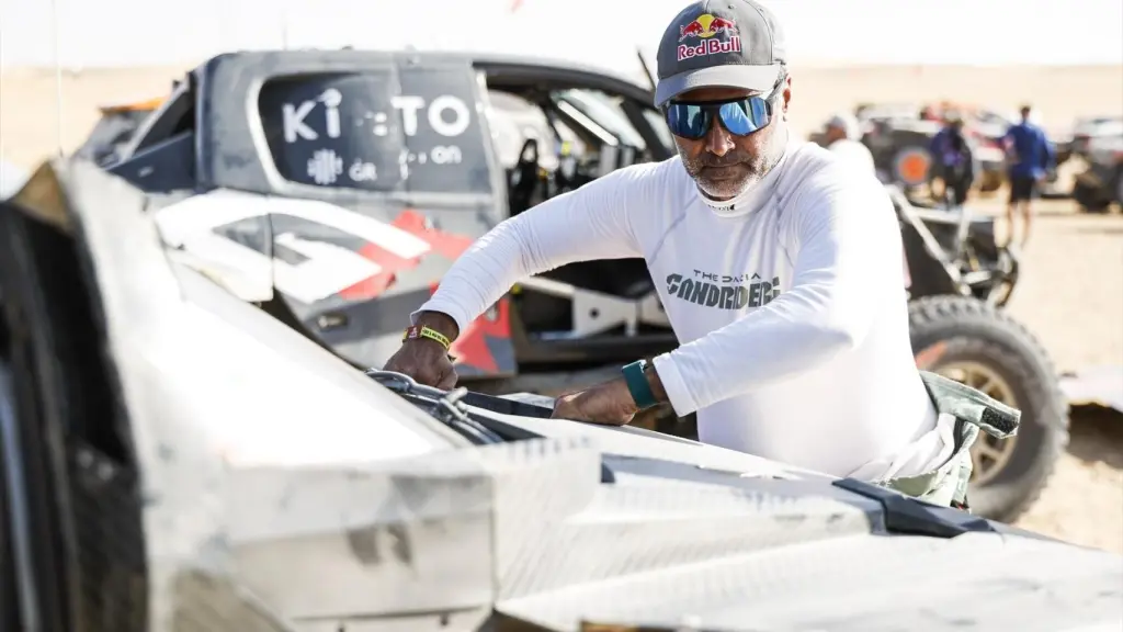 Nasser Al-Attiyah, en el Rally Dakar