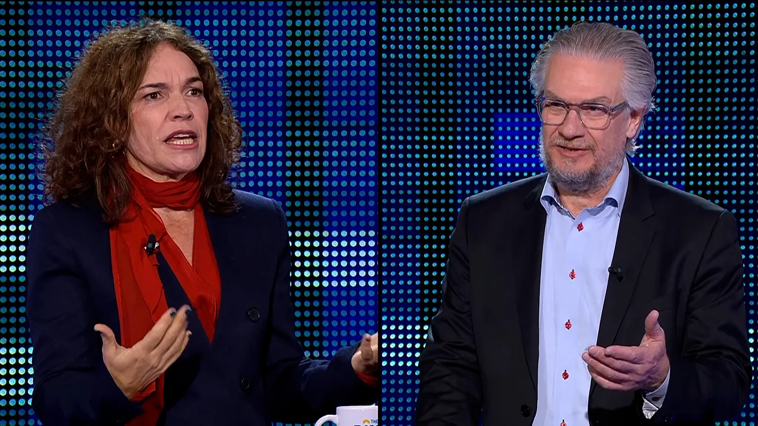 MEPs Henrik Dahl (EPP) and Lina Gálvez (S&amp;D) in The Ring