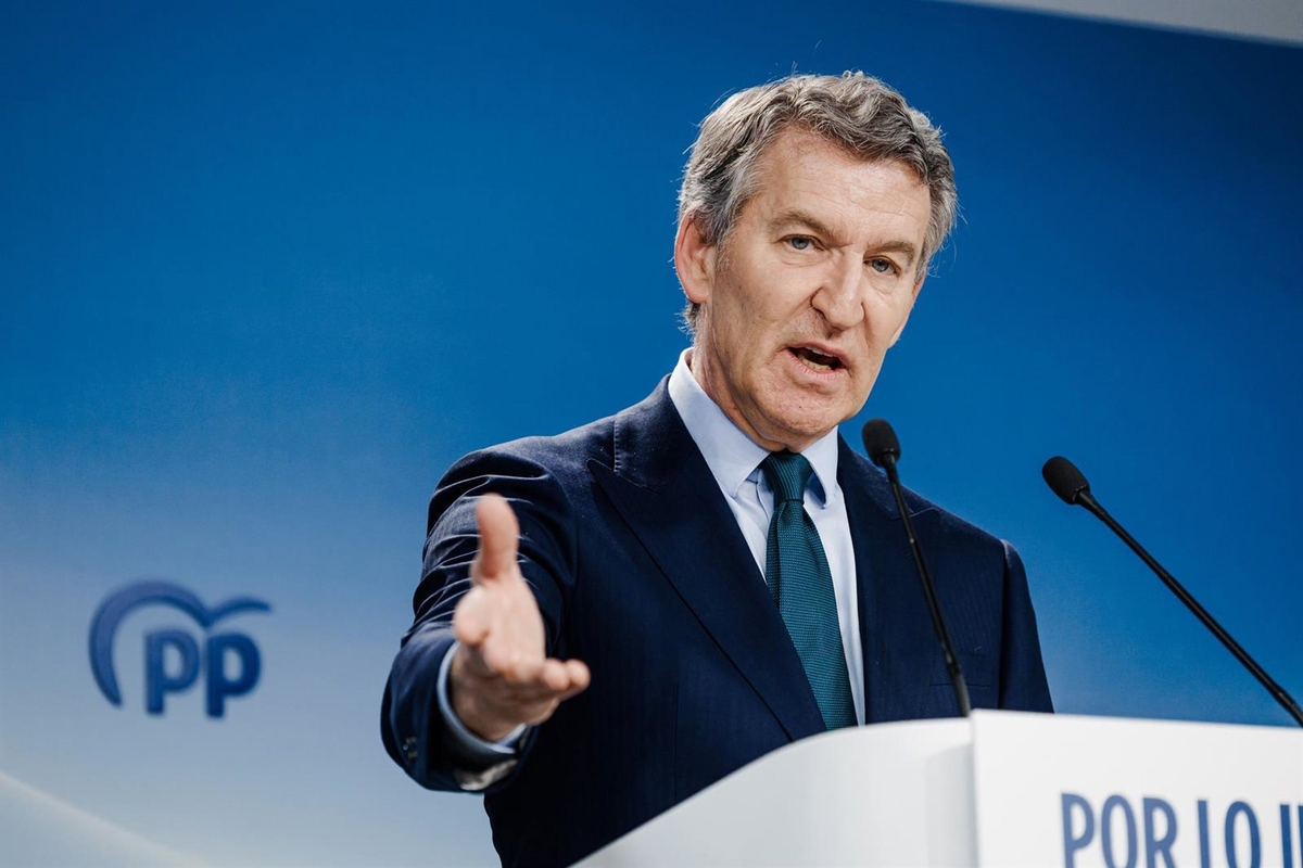 El presidente del Partido Popular,