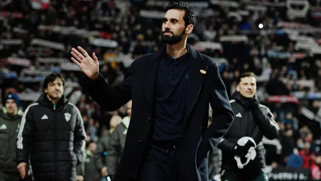 Álvaro Arbeloa, en su debut ante el Albacete.
