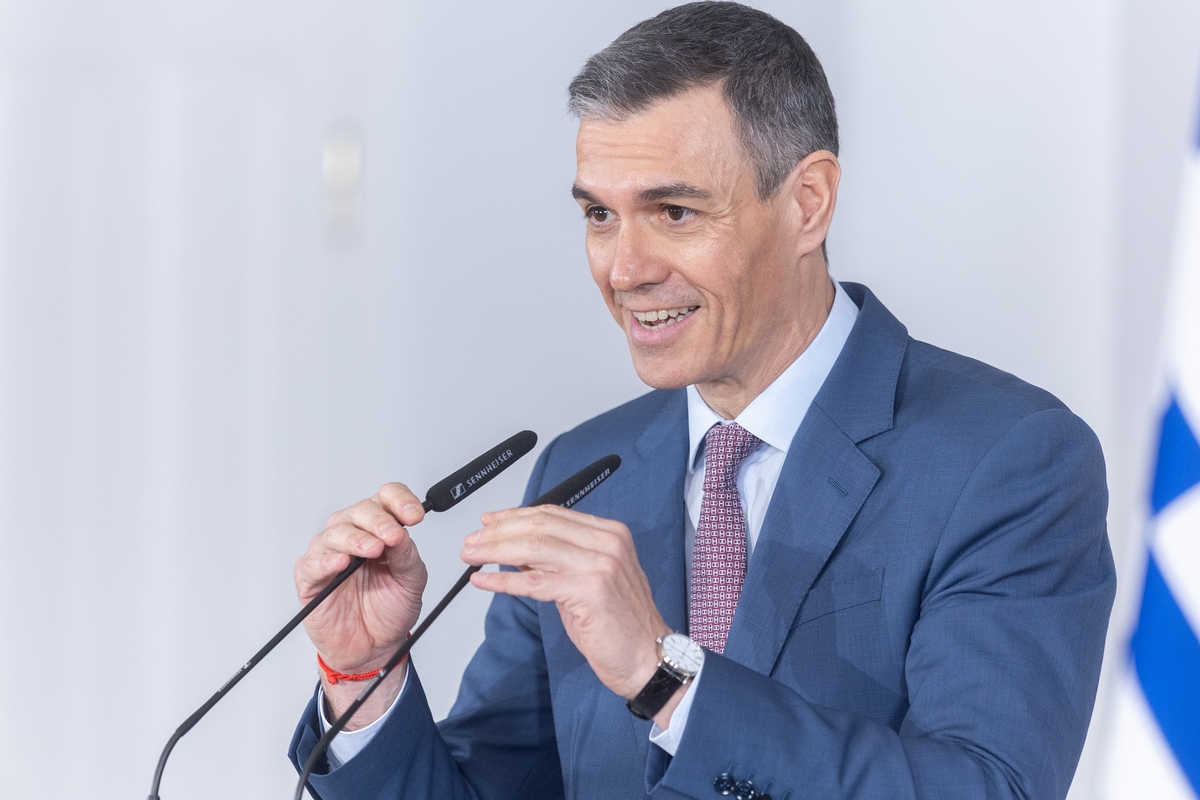 Pedro Sánchez, presidente del Gobierno,