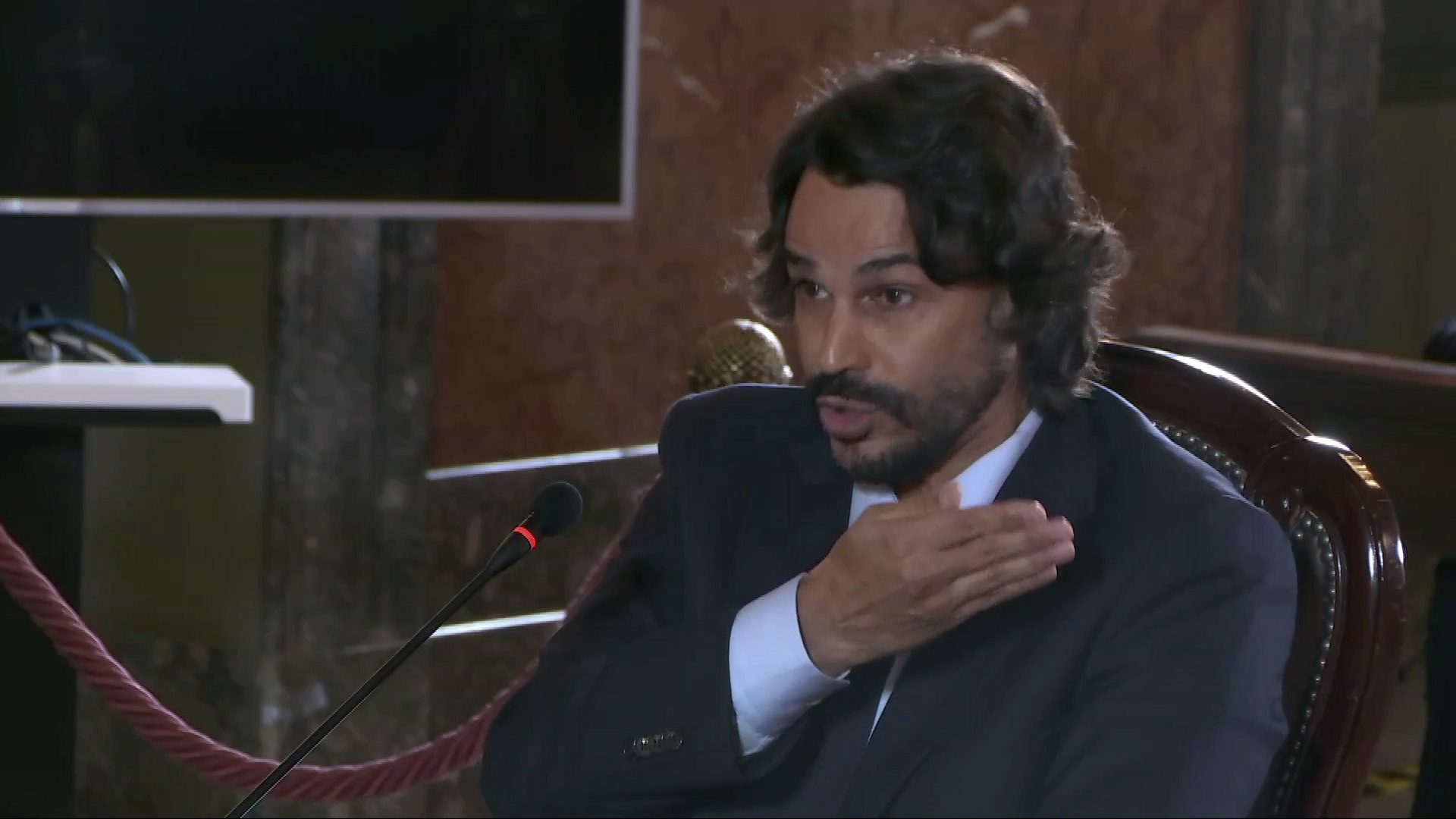 Alberto González Amador, pareja de Isabel Díaz Ayuso, durante el juicio al ex fiscal general.