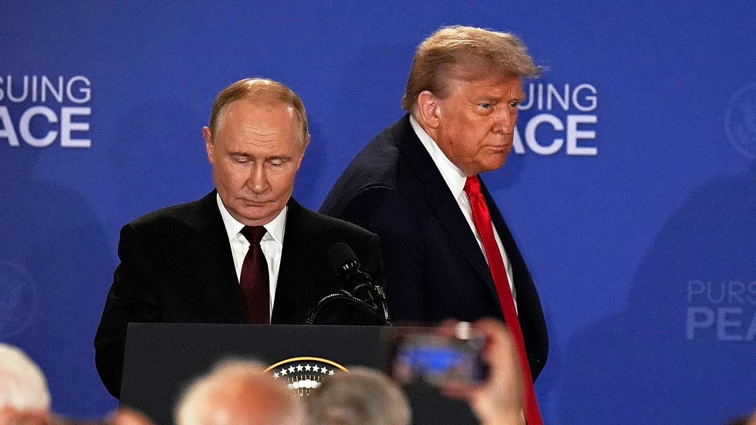 Vladimir Putin and Donald Trump.