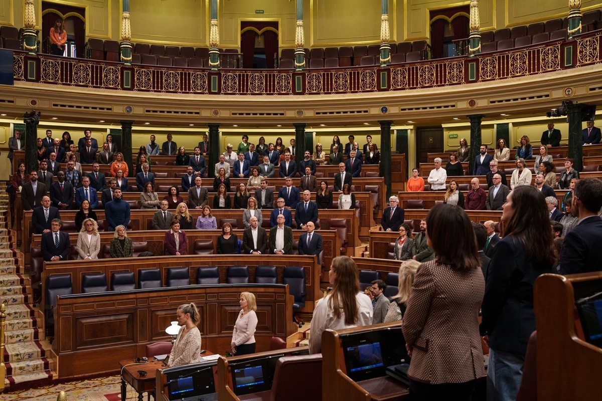 Minuto de silencio durante una