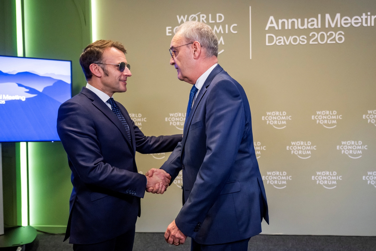 El presidente francés, Emmanuel Macron,