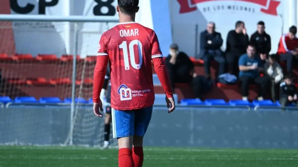 Omar Perdomo, en un partido.