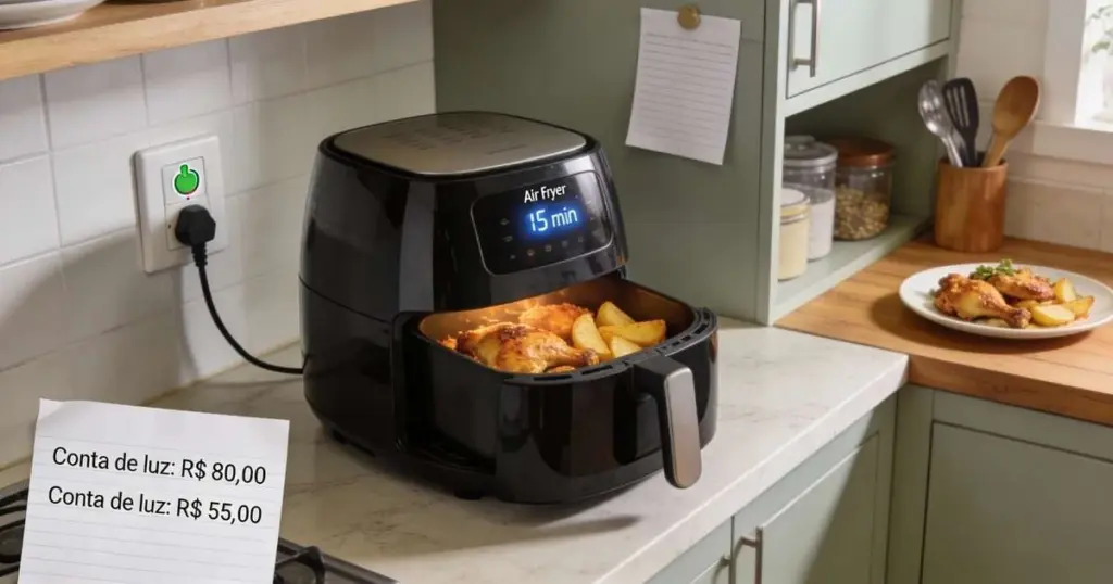 Air Fryer vs. Horno: ¿Cuál Gasta Menos Luz de Verdad?
