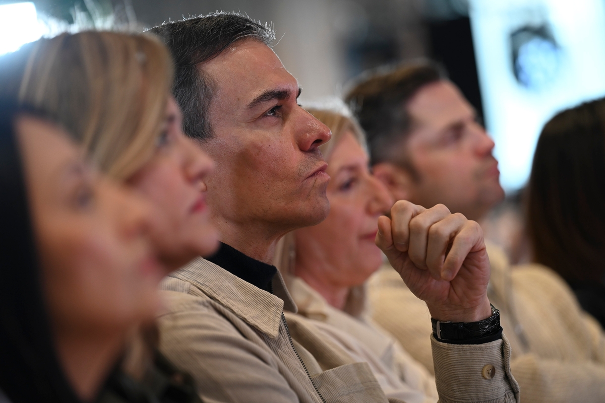Pedro Sánchez en un acto