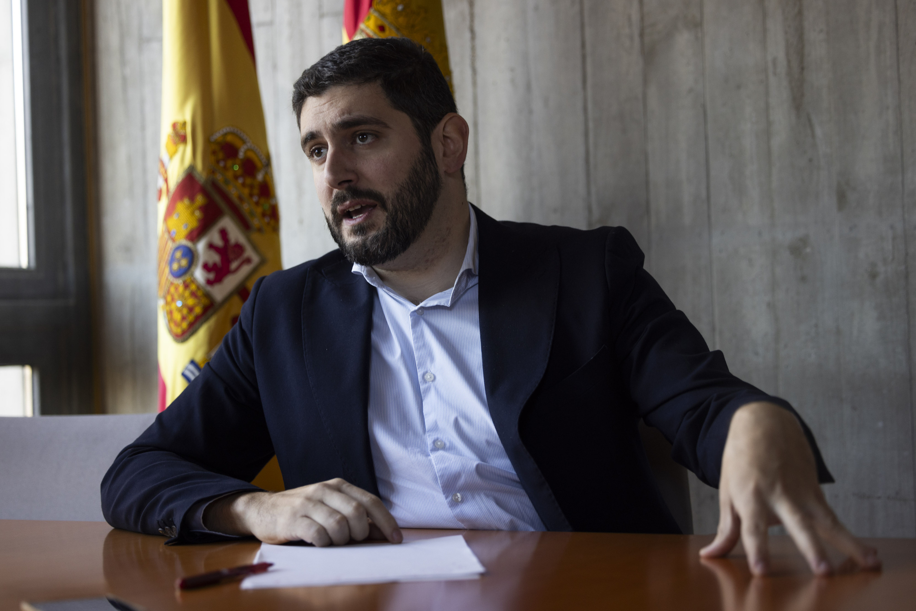 El candidato de Vox a presidir el Gobierno de Aragón, Alejandro Nolasco