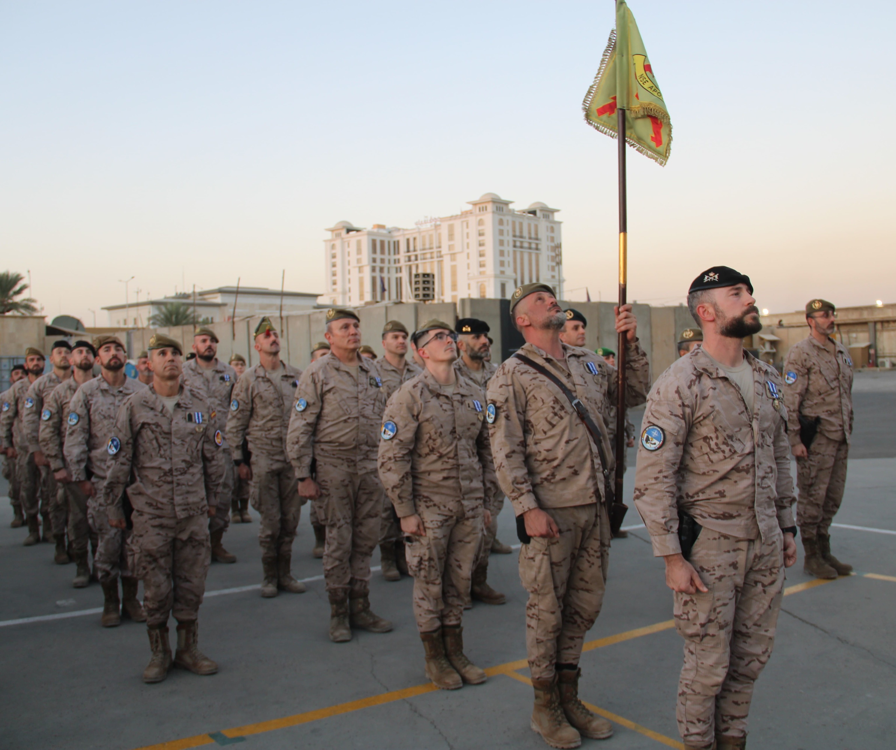 La unidad en la que estuvo desplegado el capitán García en Irak
