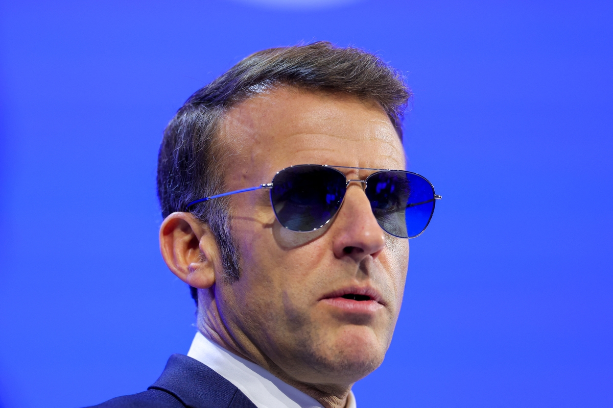 El presidente de Francia, Emmanuel