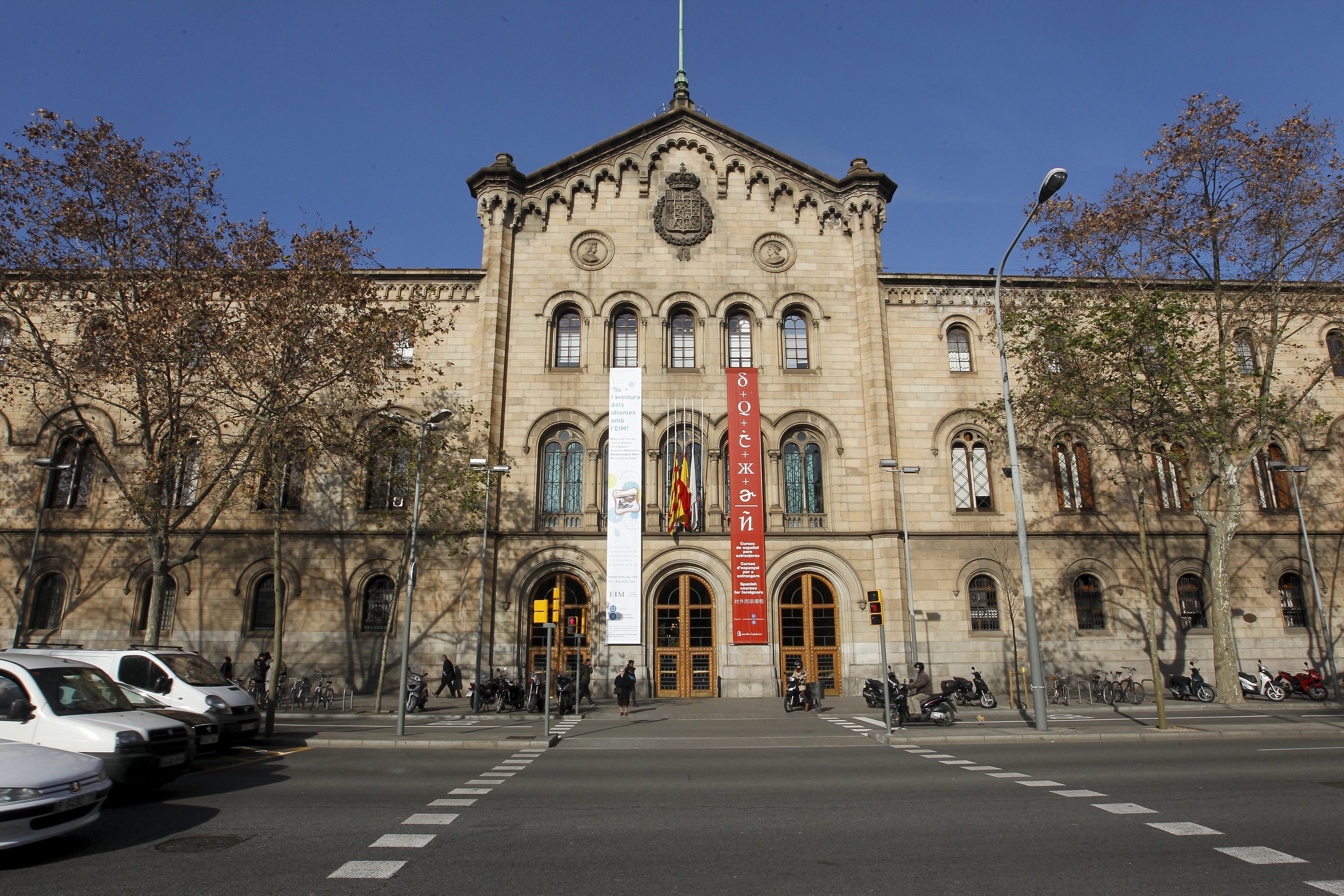 Edificio de laUniversidad de Barcelona.