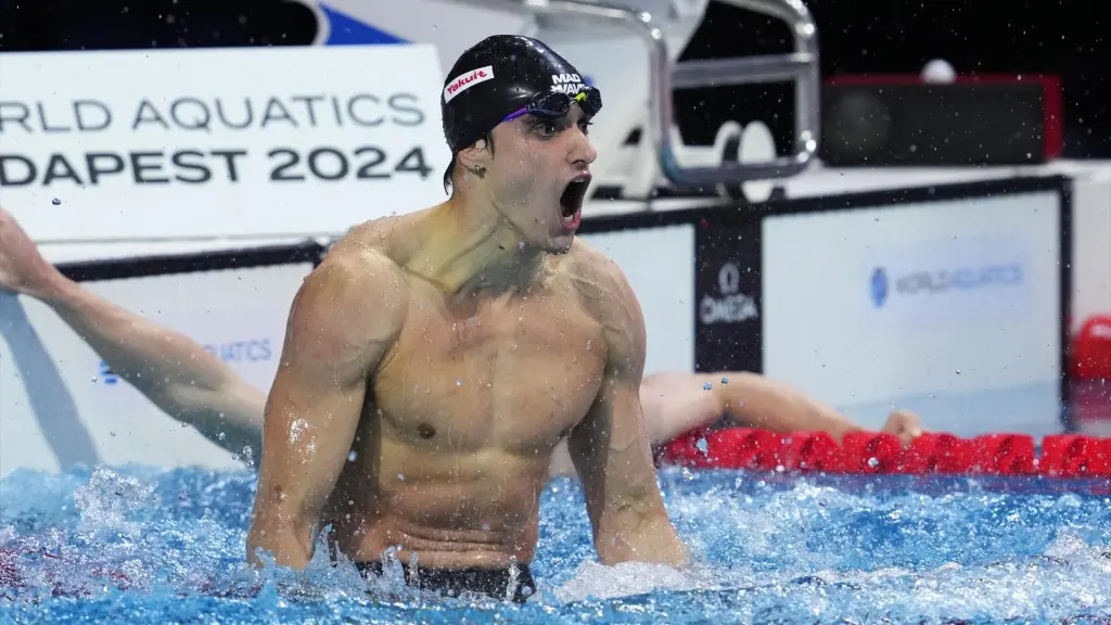 Carles Coll, tras su victoria en el Mundial de Budapest 2024