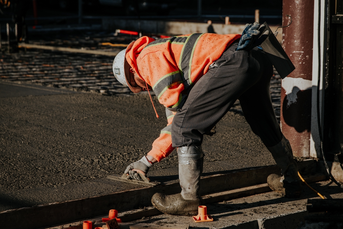 En noviembre, la construcción contaba