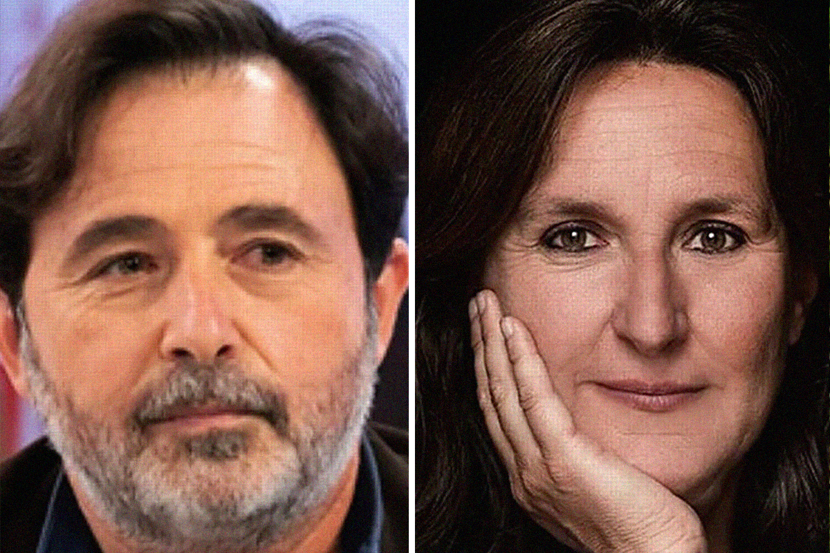 El periodista Óscar Toro y la fotoperiodista María Clauss.