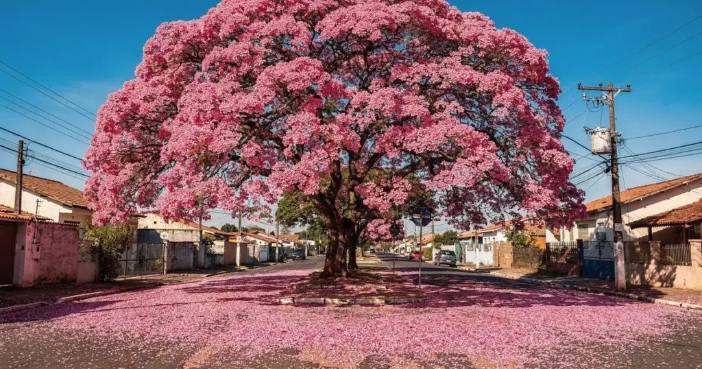 El árbol que se viste de rosa: cómo tener un jardín vibrante en invierno