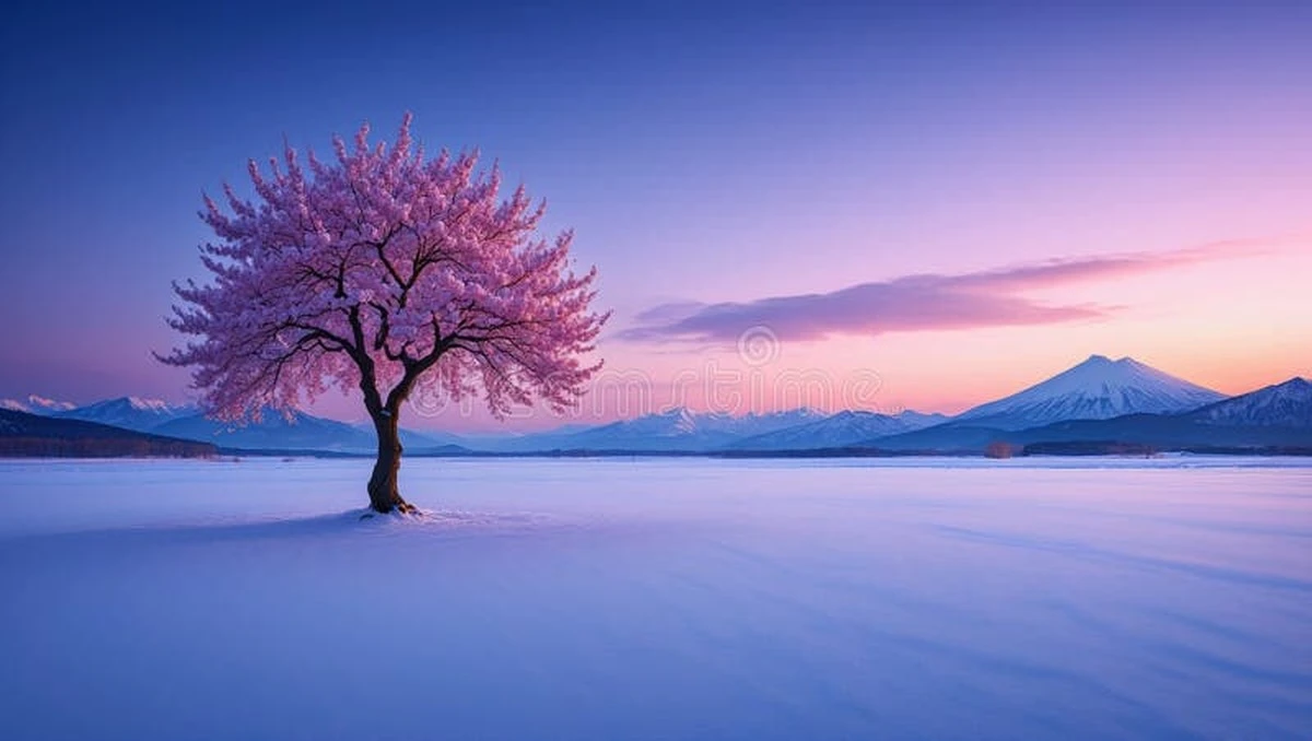 El árbol que se viste de rosa: cómo tener un jardín vibrante en invierno - image 1