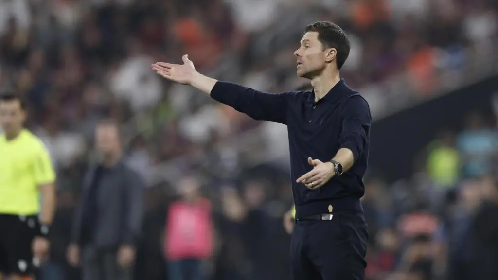 Xabi Alonso, en la final de la Supercopa de España