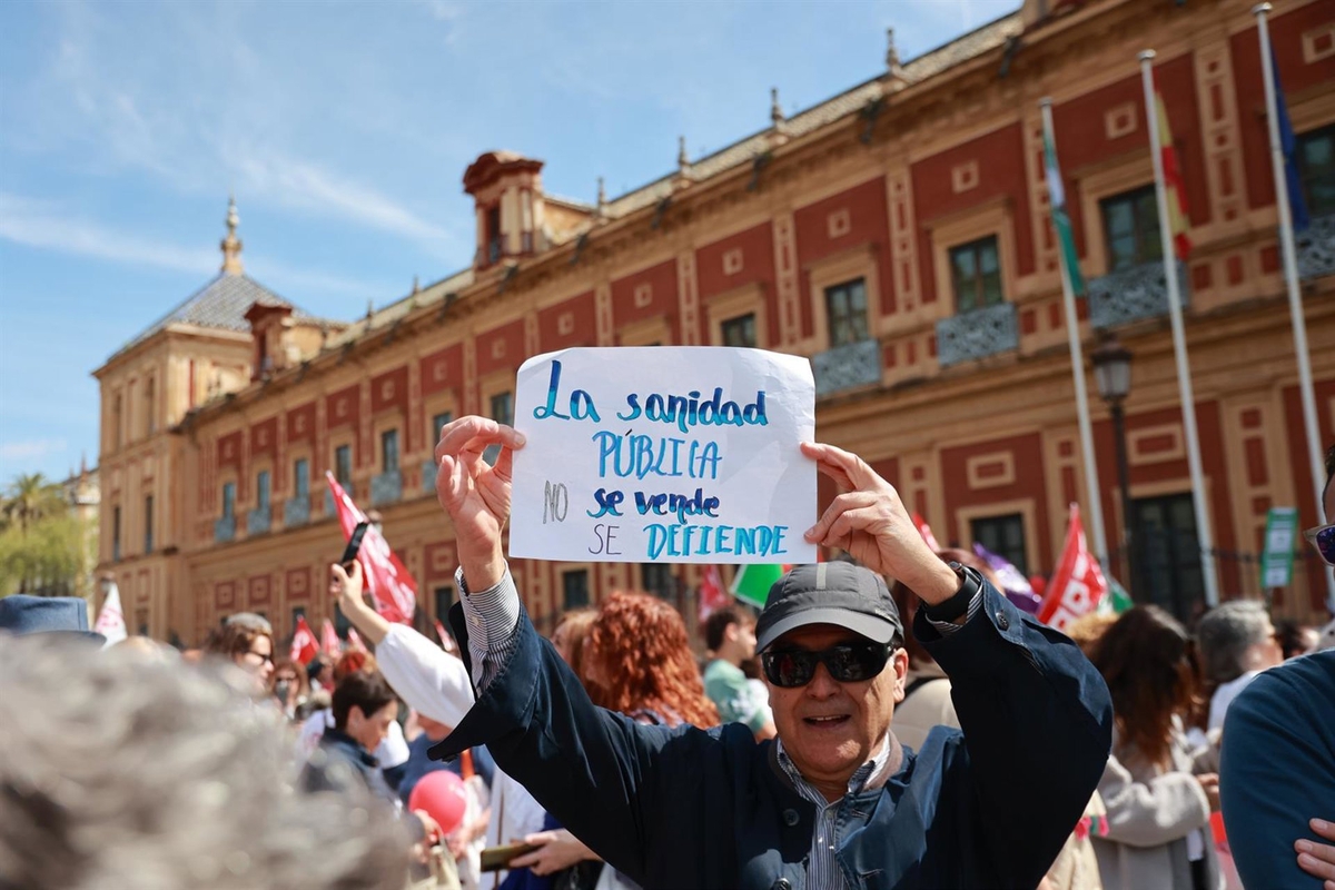 Manifestación en defensa de la