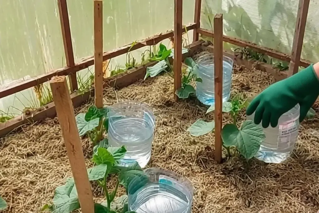 Humidifica tu invernadero casero: el truco con botellas que engaña al equipo caro