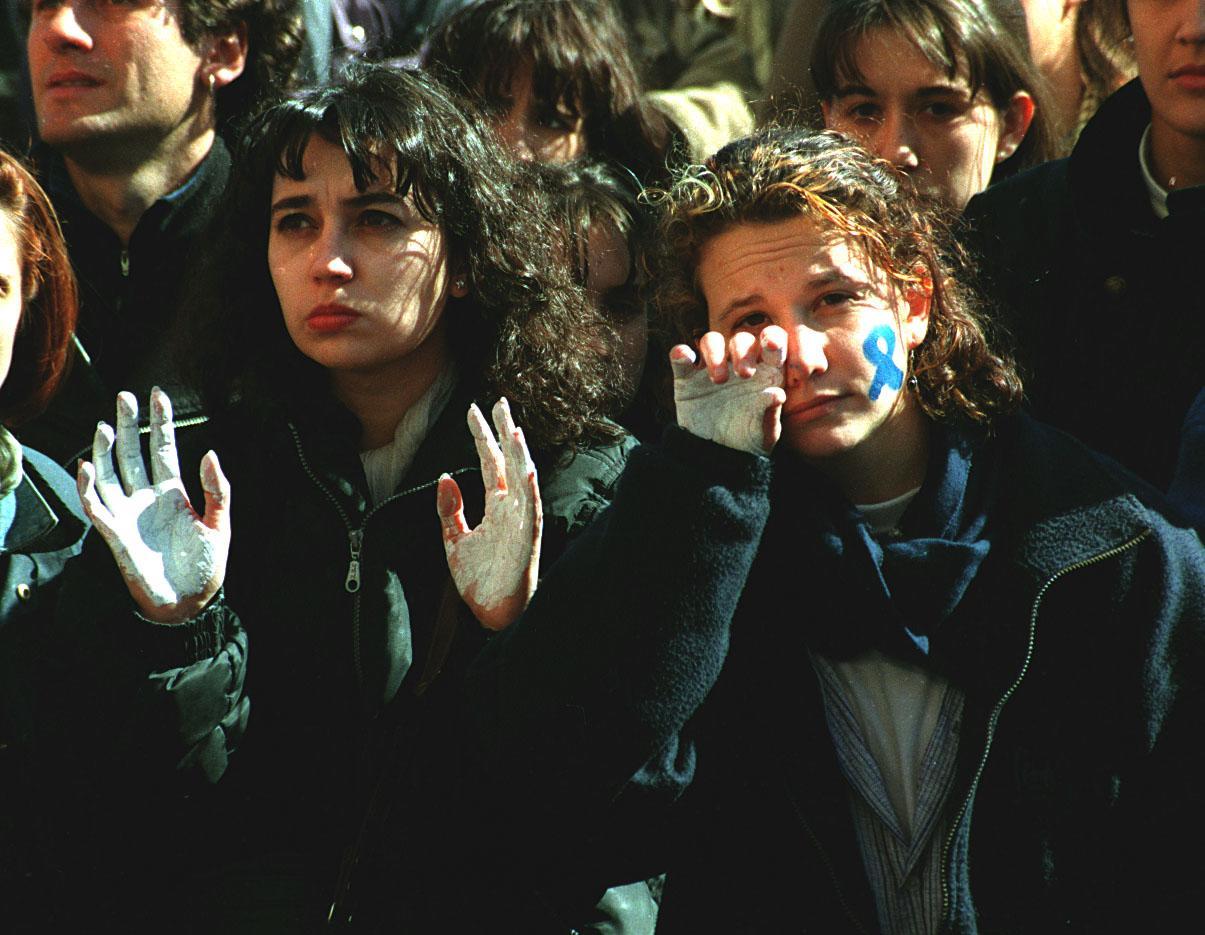 Manifestación en la Autónoma de Madrid.