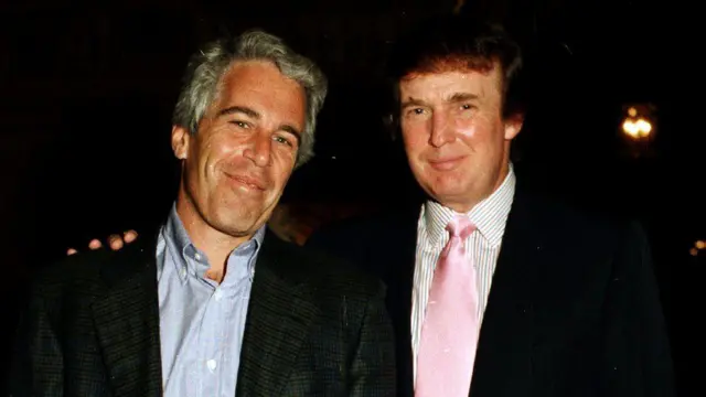 Jeffrey Epstein y Donald Trump