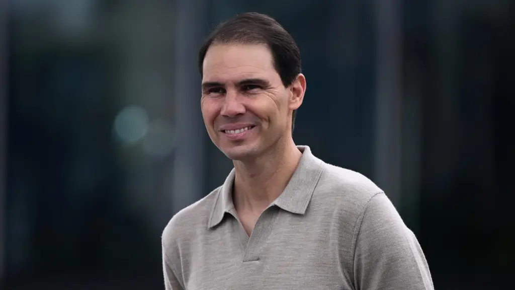 Rafa Nadal, durante un acto