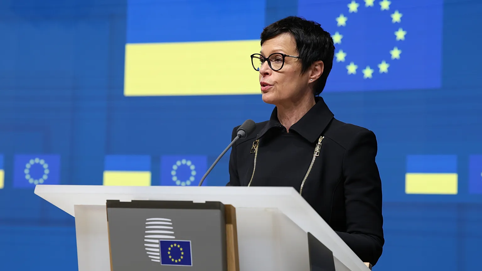 The EU's enlargement chief, Marta Kos