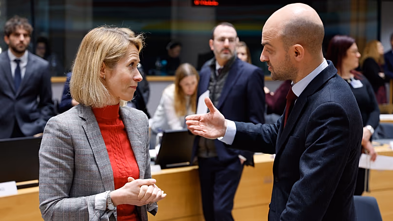 Kaja Kallas and Jean-Noël Barrot.
