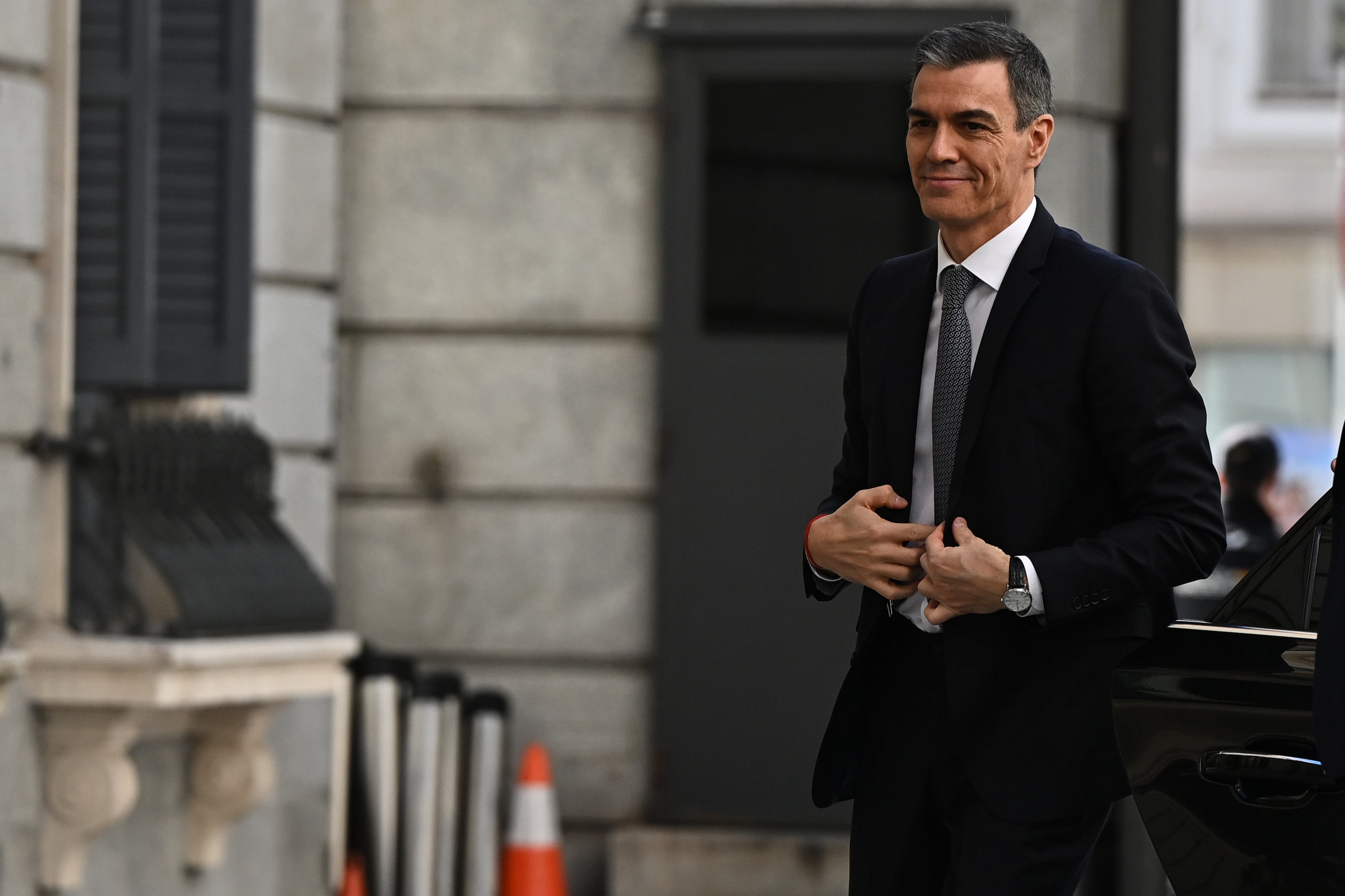 El presidente, Pedro Sánchez, en el Congreso.