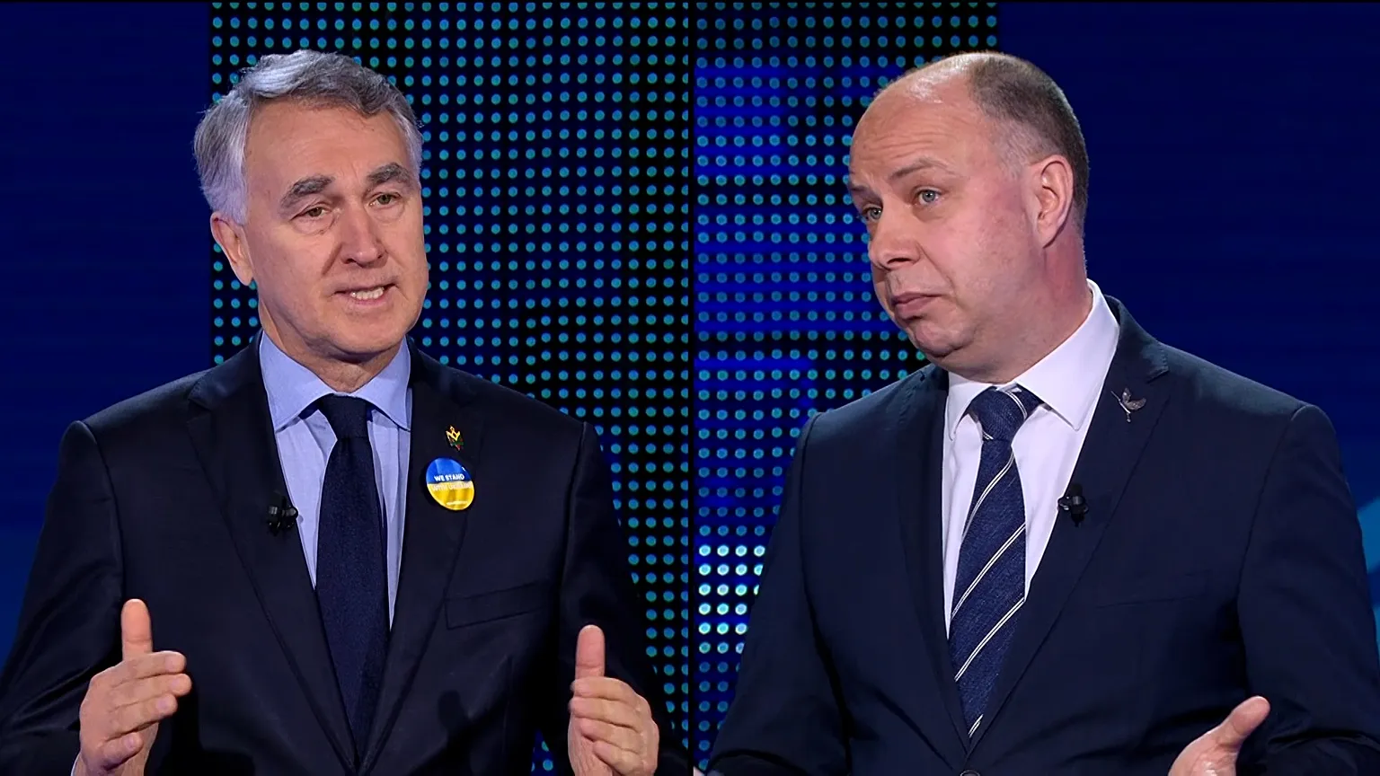 MEPs Petras Auštrevičius (Renew Europe) and Aurelijus Veryga (ECR)