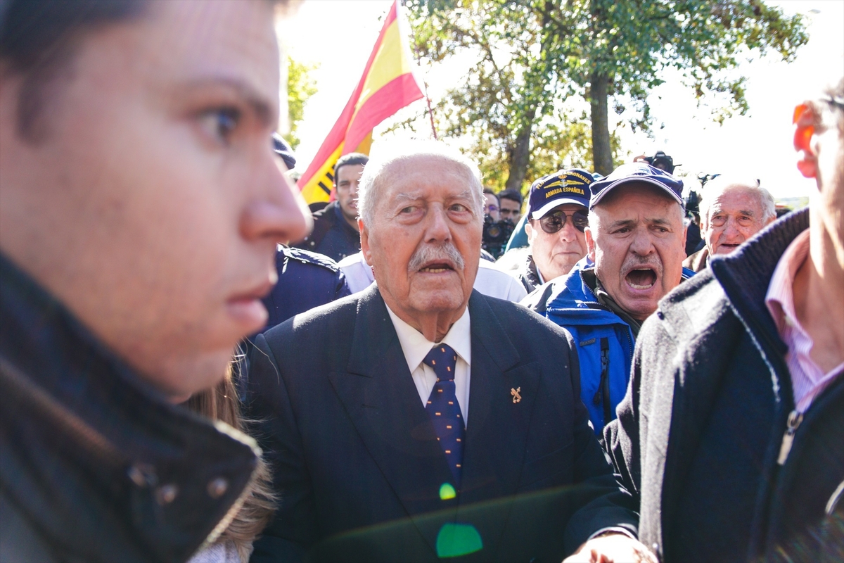 Antonio Tejero, en cementerio antes
