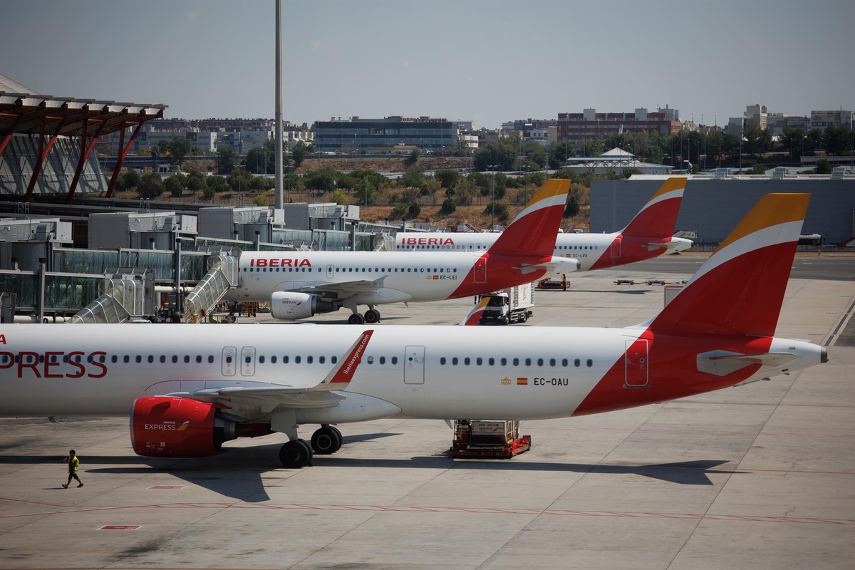 Aviones de Iberia. (Europa Press)
