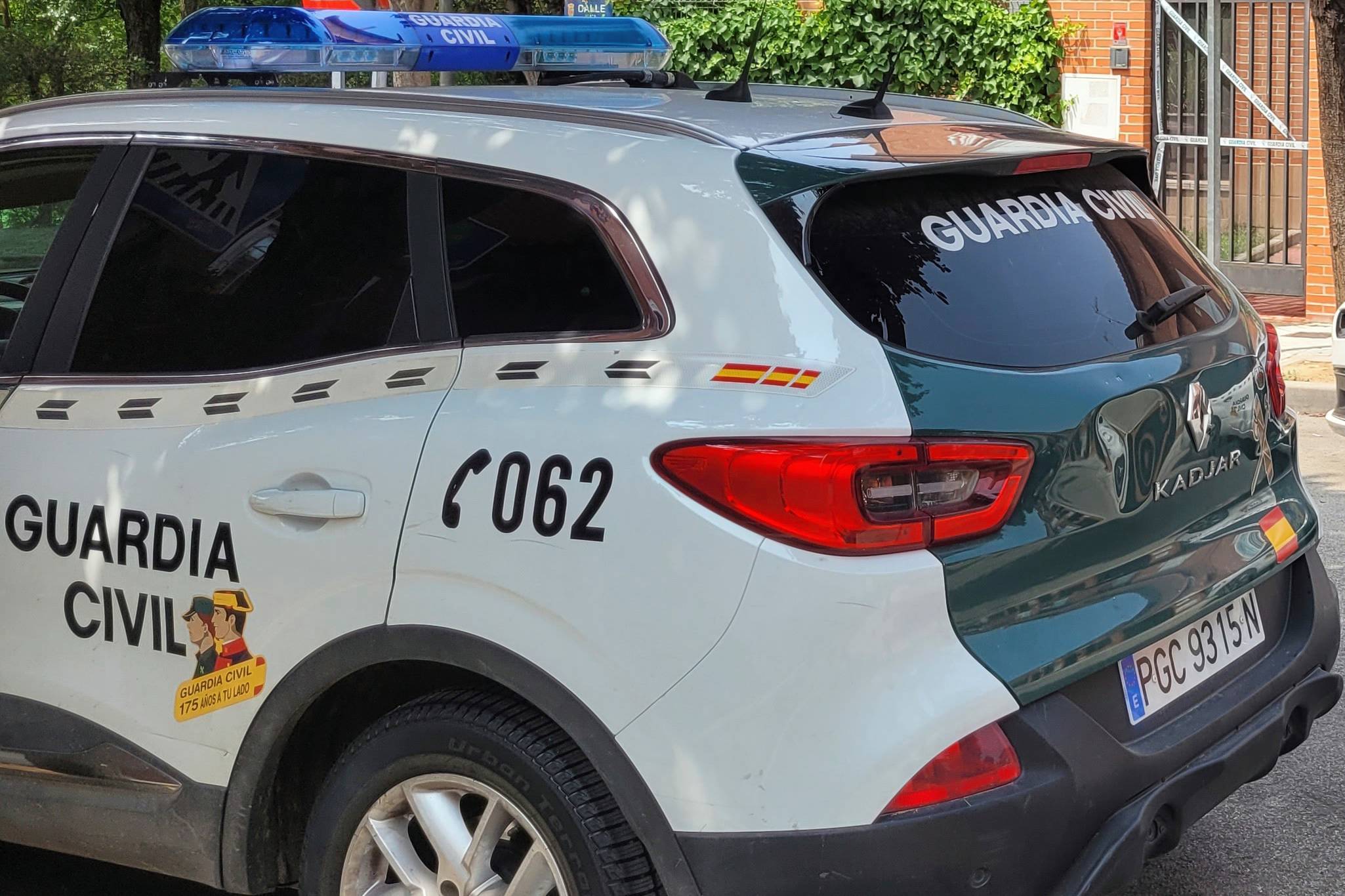 Un vehículo de la Guardia Civil.
