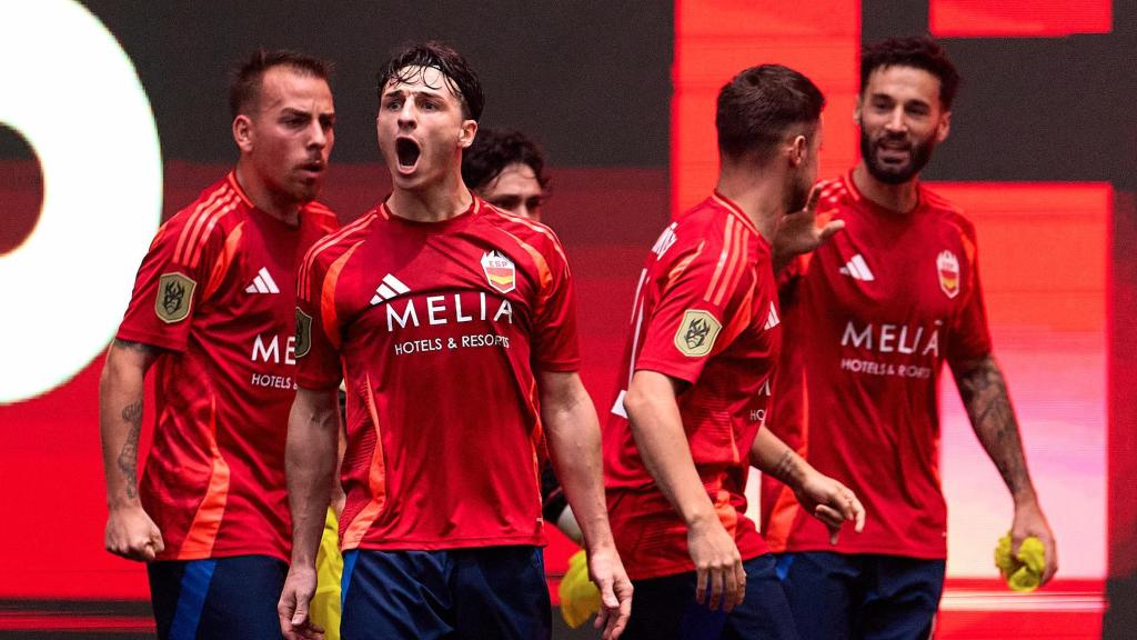Jugadores de la selección española de la Kings League en el pasado Mundial
