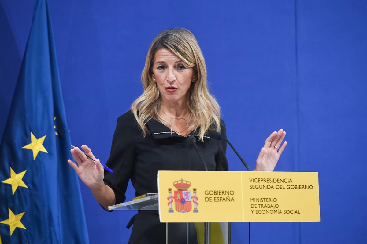 La ministra de Trabajo, Yolanda