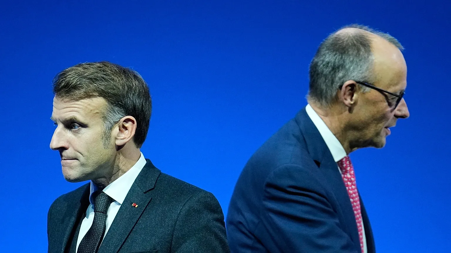 French President Emmanuel Macron and German Chancellor Friedrich Merz.