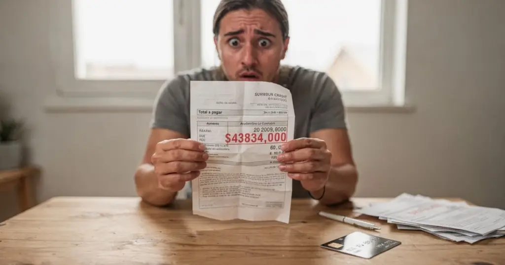 5 errores de consumo que hacen que tu factura de tarjeta de crédito aparezca como una sorpresa