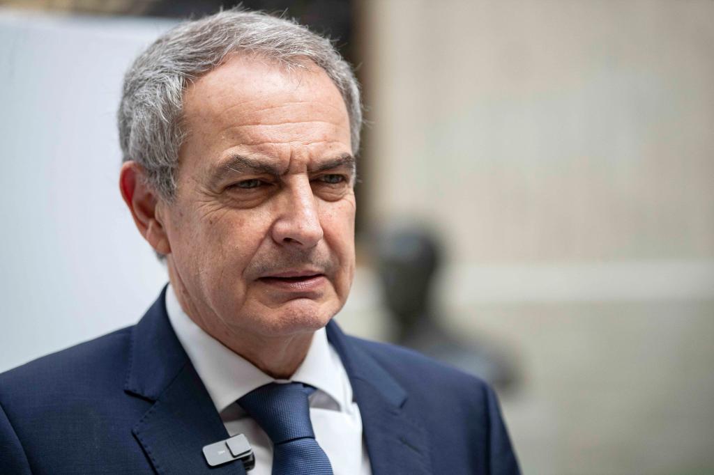 José Luis Rodríguez Zapatero, la pasada semana, en Caracas.