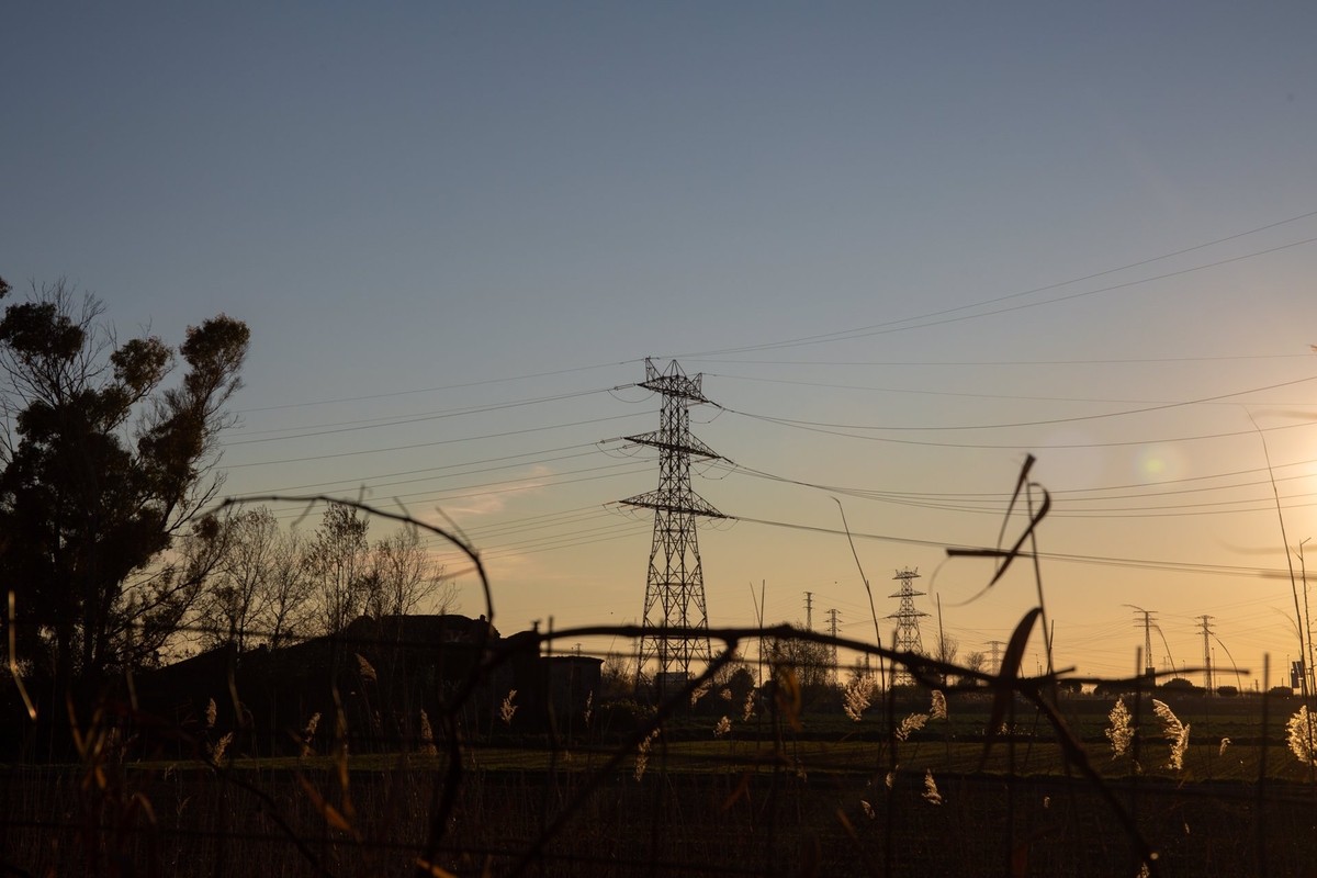Un poste eléctrico en Cataluña.