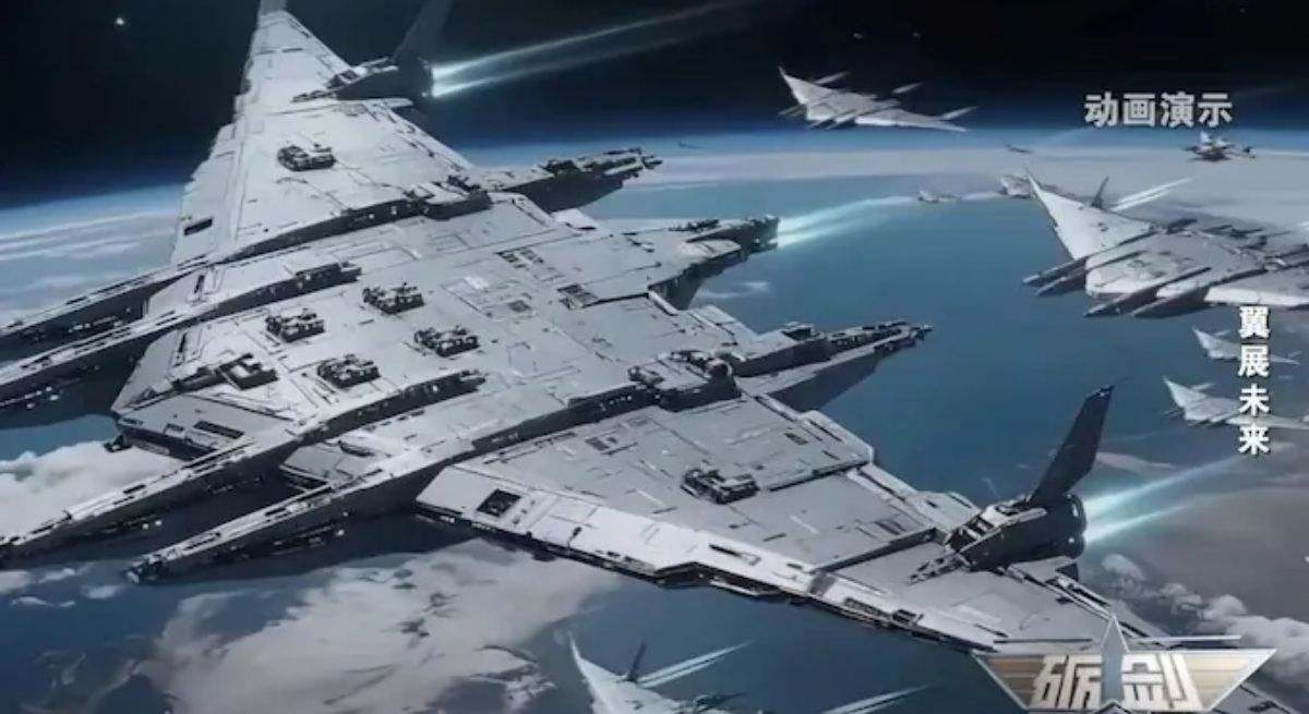 China acaba de presentar un portaaviones volador sacado de "Star Wars"