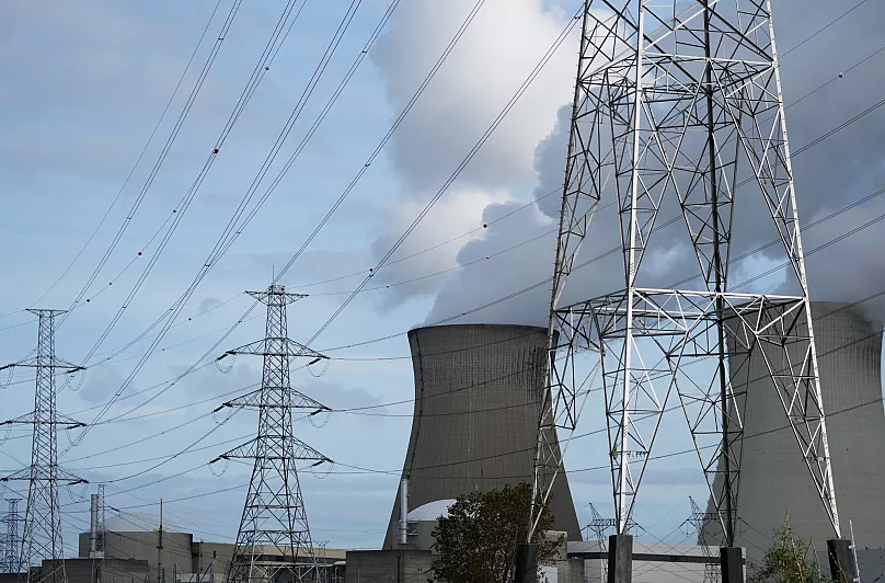 A nuclear power plant in Doel, Belgium