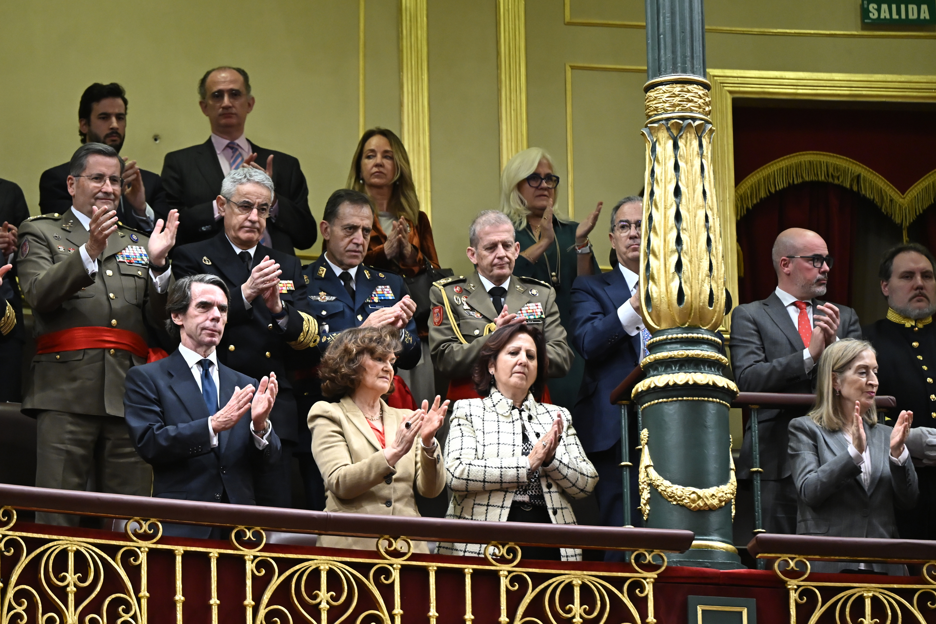 José María Aznar, Carmen Calvo, Teresa Peramato y Ana Pastor